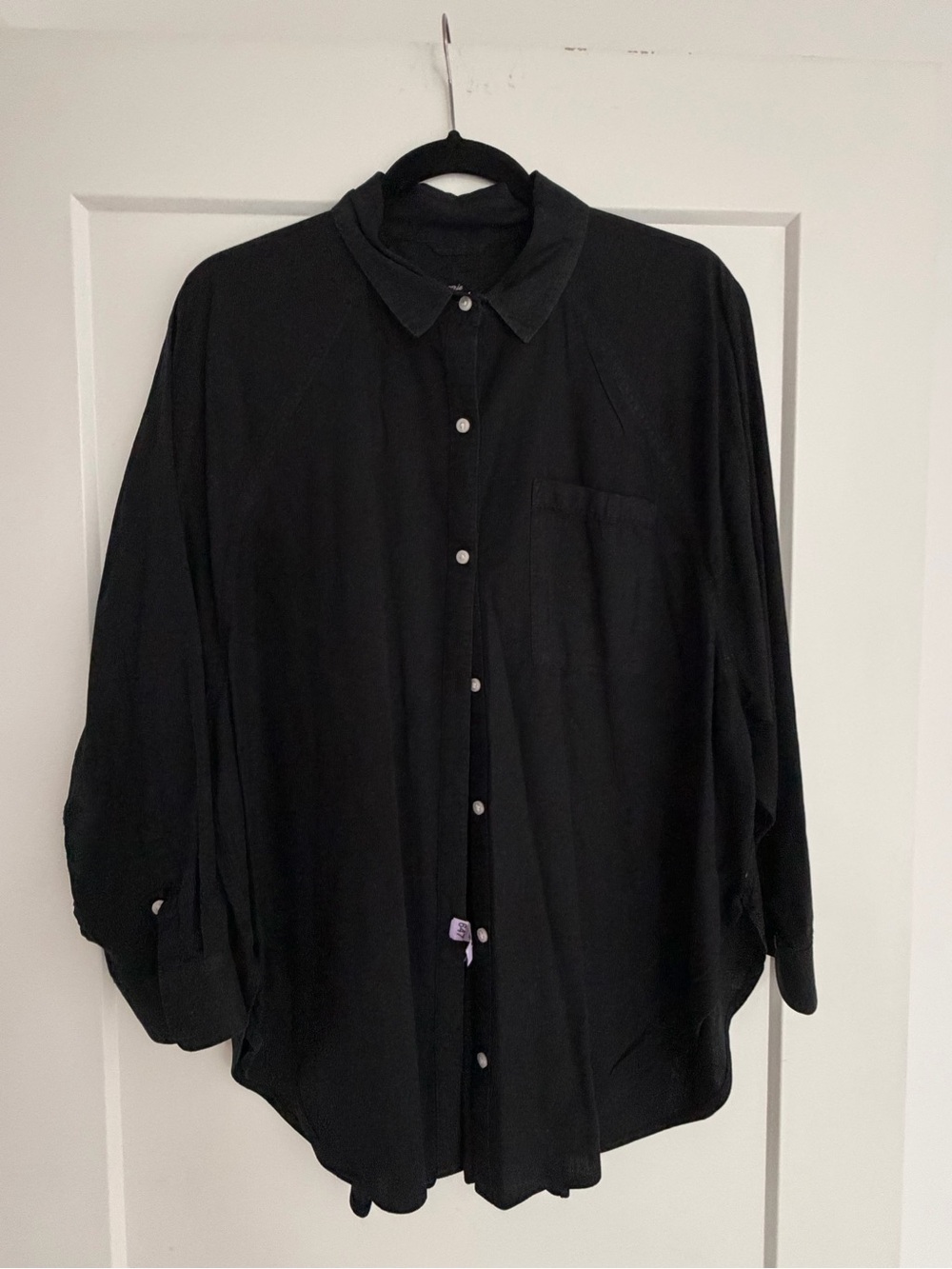 aerie Fay off Cover Up Shirt, Women Size Small